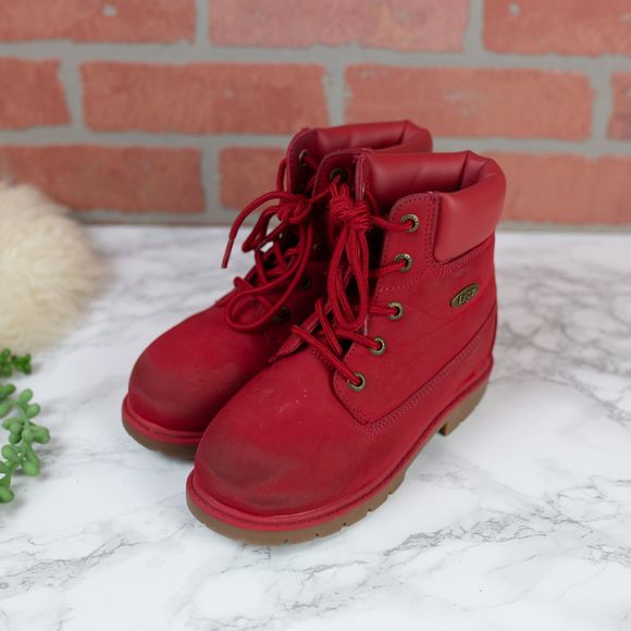 lugz red boots